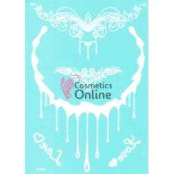 Tatuaje temporare pentru corp HENNA Alb W313